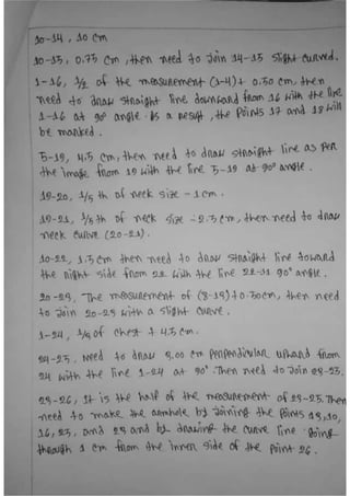 Study on Pattern Making of a Basic Shirt | Pattern | Pattern Making