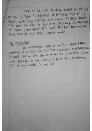 Study on Pattern Making of a Basic Shirt | Pattern | Pattern Making