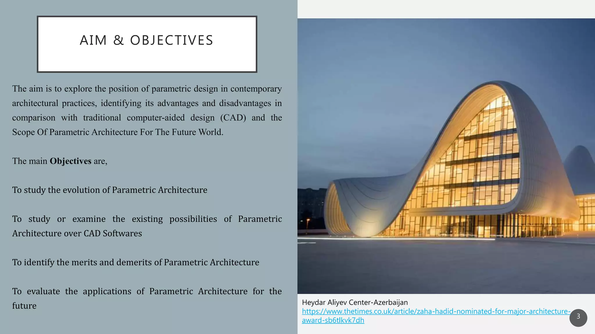 STUDY ON SCOPE OF PARAMETRIC SOFTWARES IN ARCHITECTURE | PPT