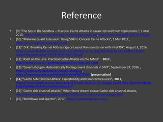 [若渴]Study on Side Channel Attacks and Countermeasures | PDF