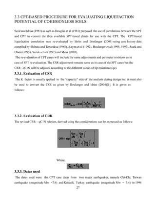 Study on soil liquefaction | PDF