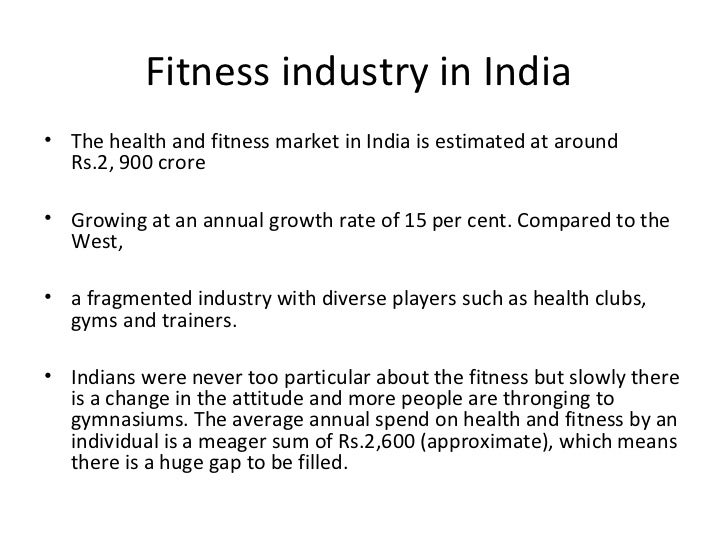 Study on the growth of fitness equipment