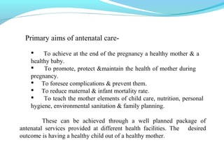 Study on utilization of antenatal care and outcome of pregnancy in a ...