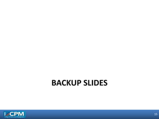 15
15
BACKUP SLIDES
 