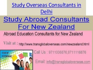 Study Overseas Consultants in
Delhi
 