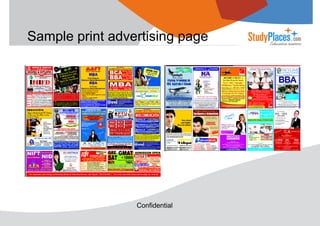 Sample print advertising page

Confidential

 