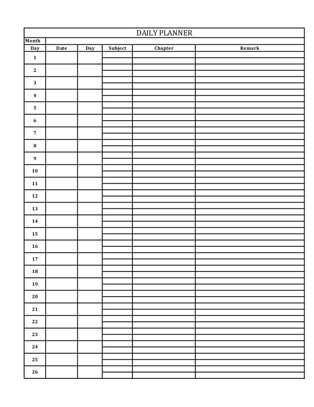 Study Planner