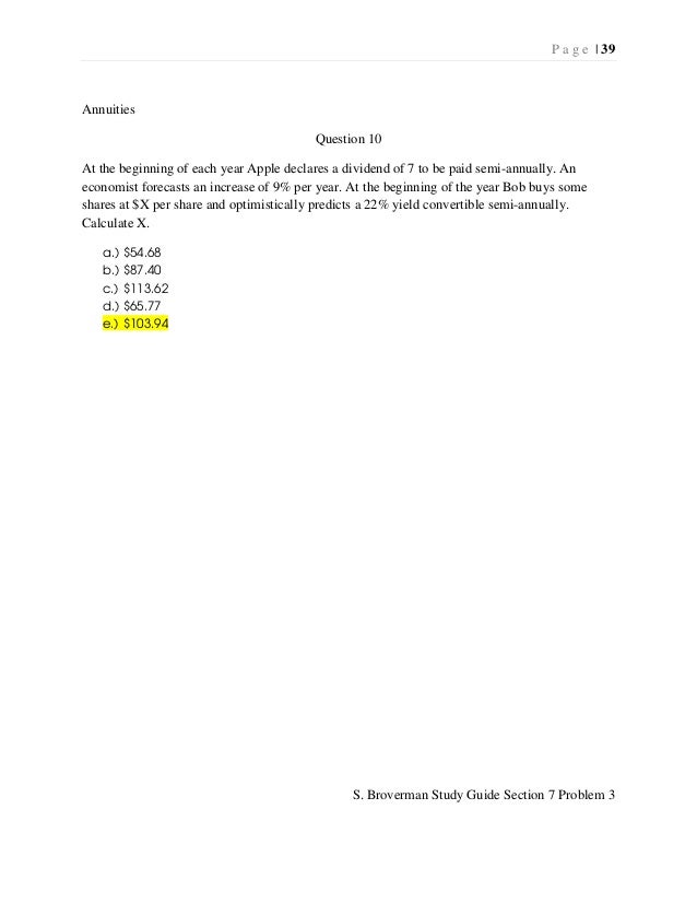 Broverman study guide for Broverman study guide for