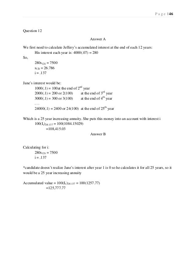 increasing annuity formula