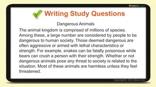 Using Graphics for Text 
Comprehension 
• Take note of graphs and images 
• Understand the relationship 
between images and the text 
 