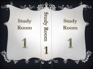 Study room key labels