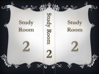 Study room key labels | PPTX