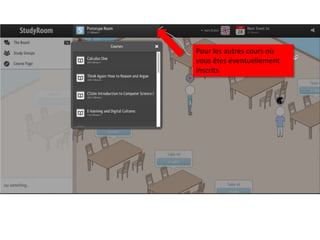 Pour les autres cours où
vous êtes éventuellement
inscrits
 