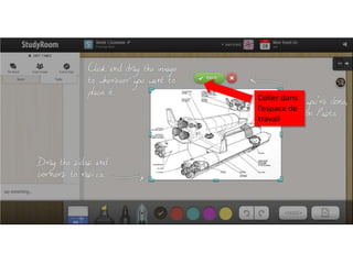 Coller dans
l’espace de
travail
 