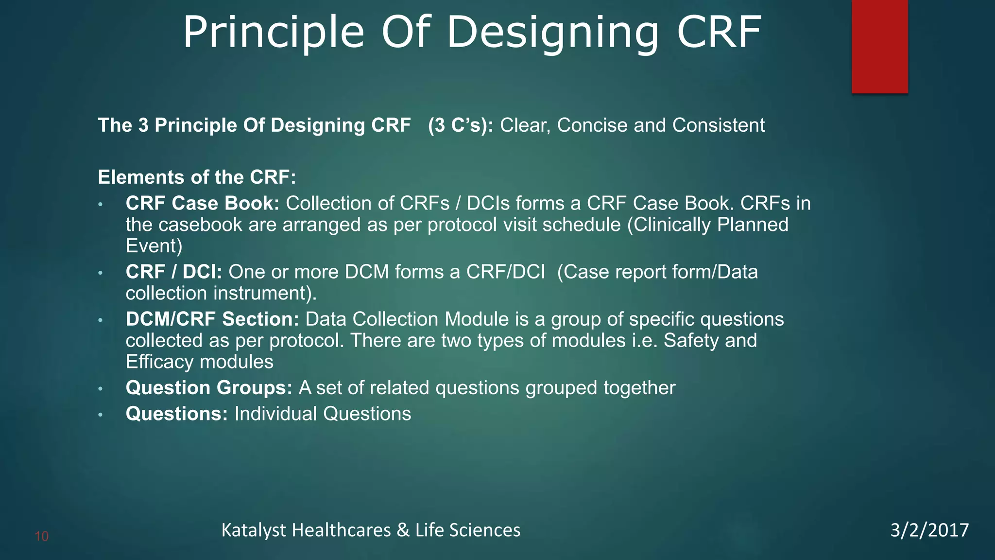 Study setup_Clinical Data Management_Katalyst HLS | PPTX