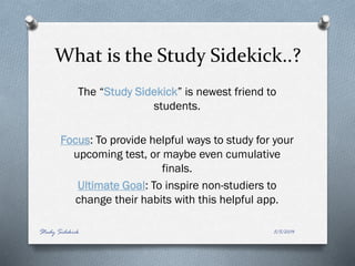 Study Sidekick | PPT