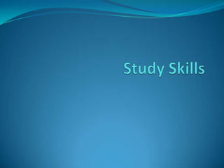 Study Skills 