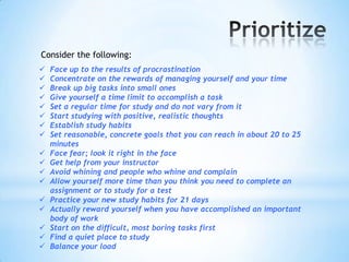 Develop a victory wall or victory file