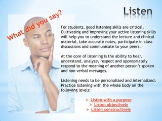 Did you seek outside assistance in places such as the writing center or math lab?