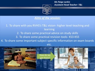 Study skills parents forum | PPTX