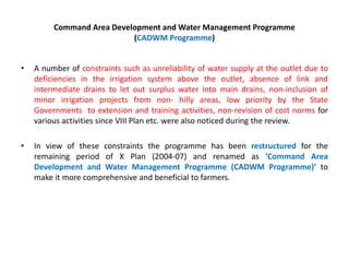 THE COMMAND AREA DEVELOPMENT PROGRAMME.ppt