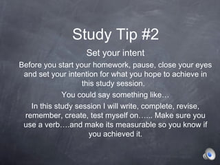 Study tips to help you achieve
