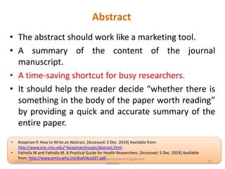 Study title, abstract, key words | PPTX