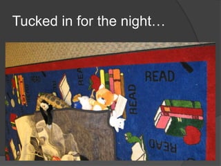 Tucked in for the night…