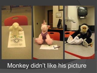    Monkey didn’t like his picture