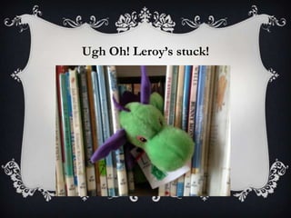 Ugh Oh! Leroy’s stuck!
 