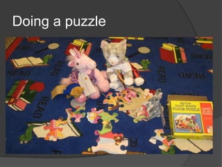 Doing a puzzle