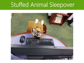 Stuffed Animal Sleepover
 