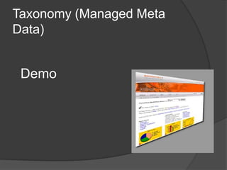 Taxonomy (Managed Meta Data) Demo