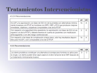 Tratamientos Intervencionistas
 