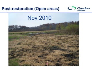 Post-restoration (Open areas)

            Nov 2010
            July 2011
 