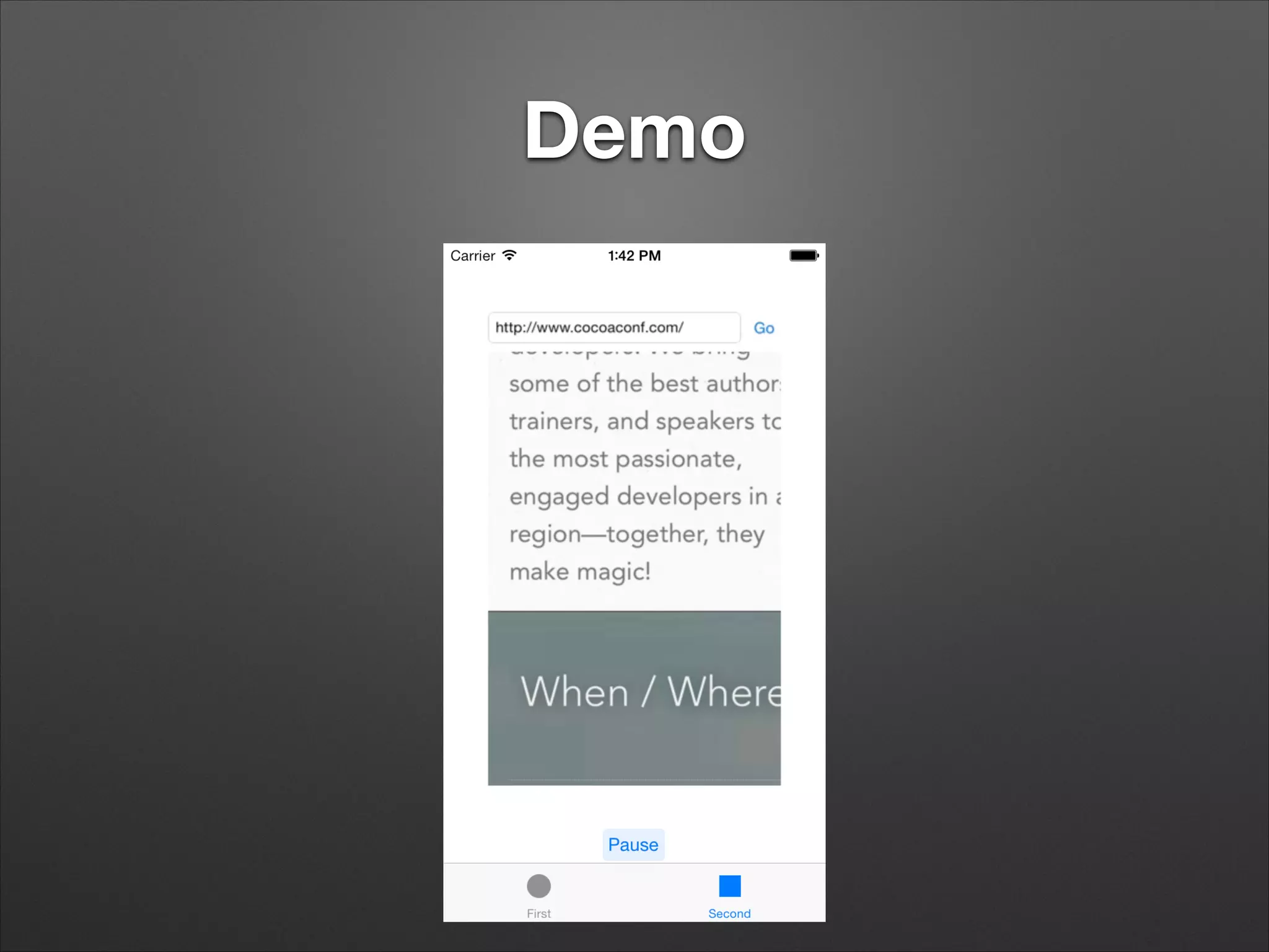 Demo
 