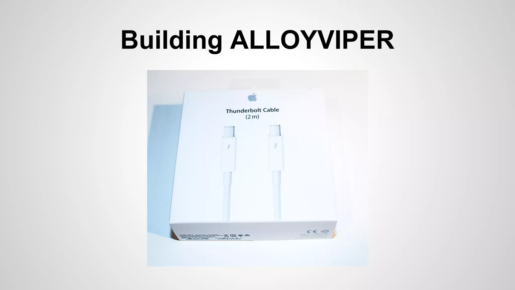 Building ALLOYVIPER 
 