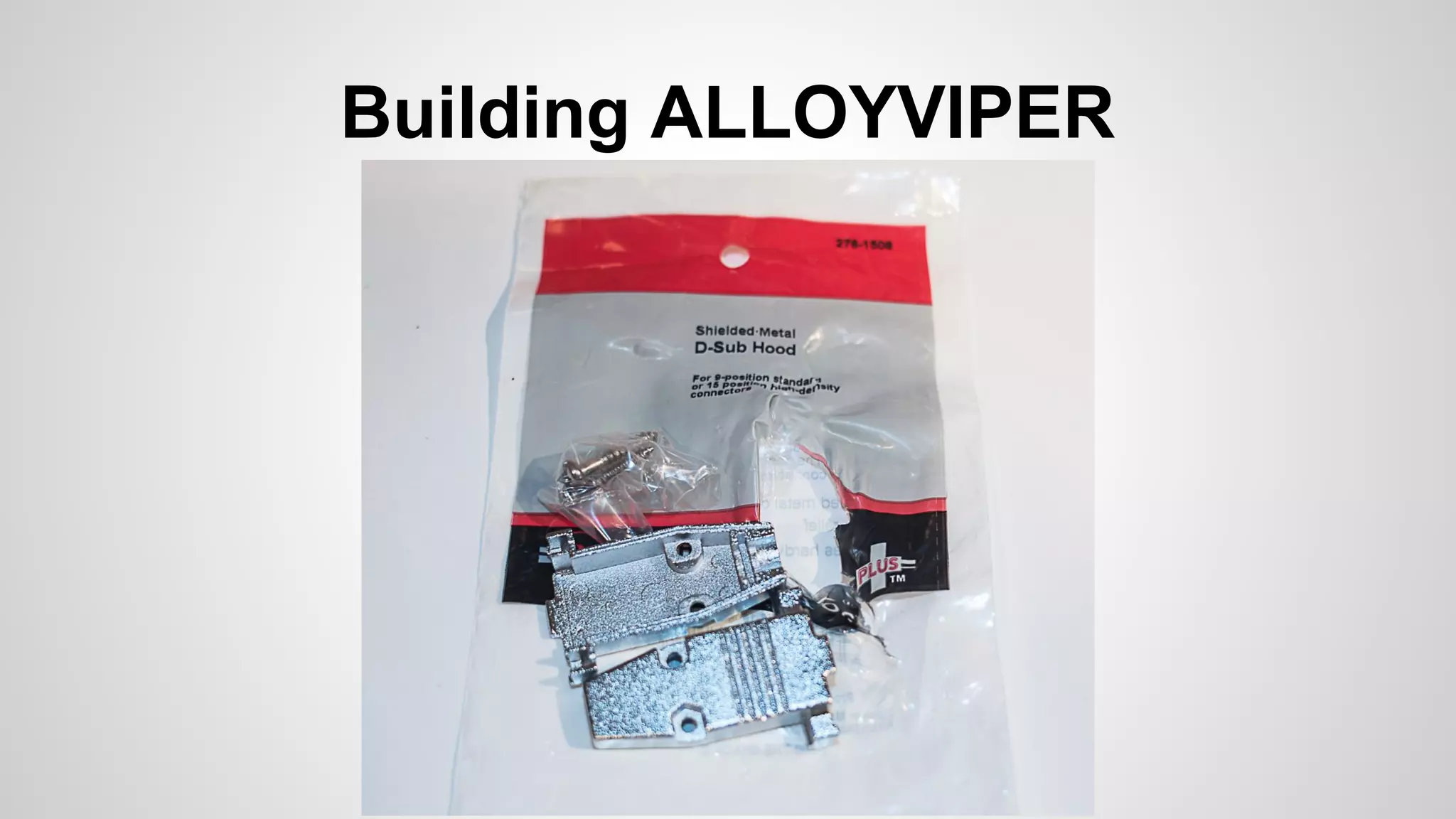 Building ALLOYVIPER 
 