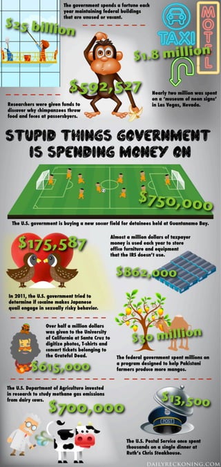 Stupid Things the Government Spends Money On