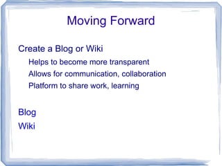 Researching – make sure you teach them appropriate research skills - “Everything on the internet is Not Free to Use”  