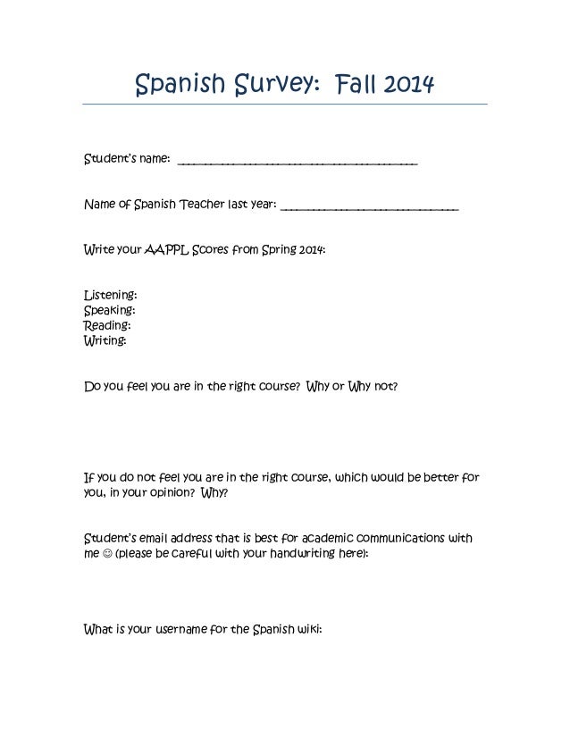 Stu tech survey fall 2014