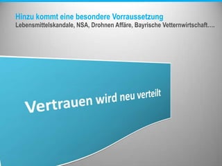Hinzu kommt eine besondere Vorraussetzung
Lebensmittelskandale, NSA, Drohnen Affäre, Bayrische Vetternwirtschaft….
Bild: http://mugshooting.de
 