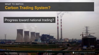 Progress toward national trading?
Photo: ansoncfit/Flickr
WHAT TO WATCH:
Carbon Trading System?
 