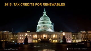 2015: TAX CREDITS FOR RENEWABLES
Photo: Mark Fischer/Flickr
 