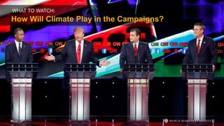 WHAT TO WATCH:
Photo: AP
How Will Climate Play in the Campaigns?
 