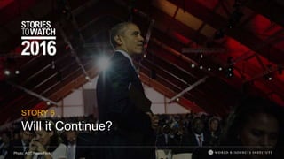 Will it Continue?
STORY 6
Photo: ABC News/Flickr
 