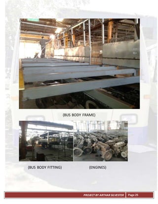 PROJECT BY ARTHAR SILVESTER Page 25
(BUS BODY FRAME)
(BUS BODY FITTING) (ENGINES)
 