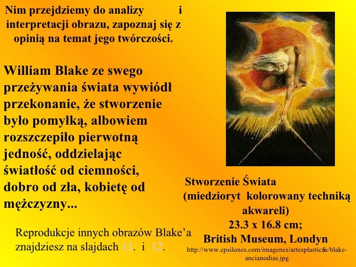 Stworzenie Swiata Blake 1