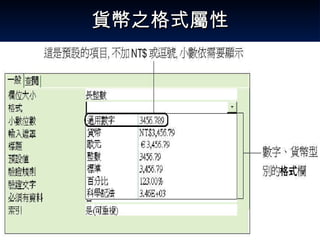 貨幣之格式屬性 