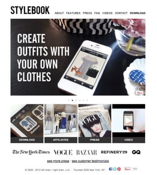 Stylebook Website 
